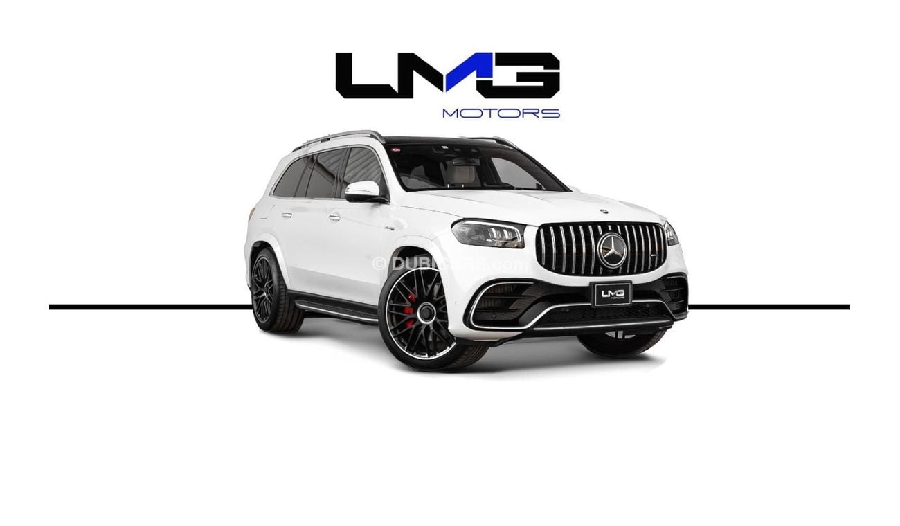 مرسيدس بنز GLS 63 GLS63 AMG | FULL OPTIONS | 7 SEATER | CARBON INTERIOR | 3D SURROUND SYSTEM |HEATING - COOLING SEATS