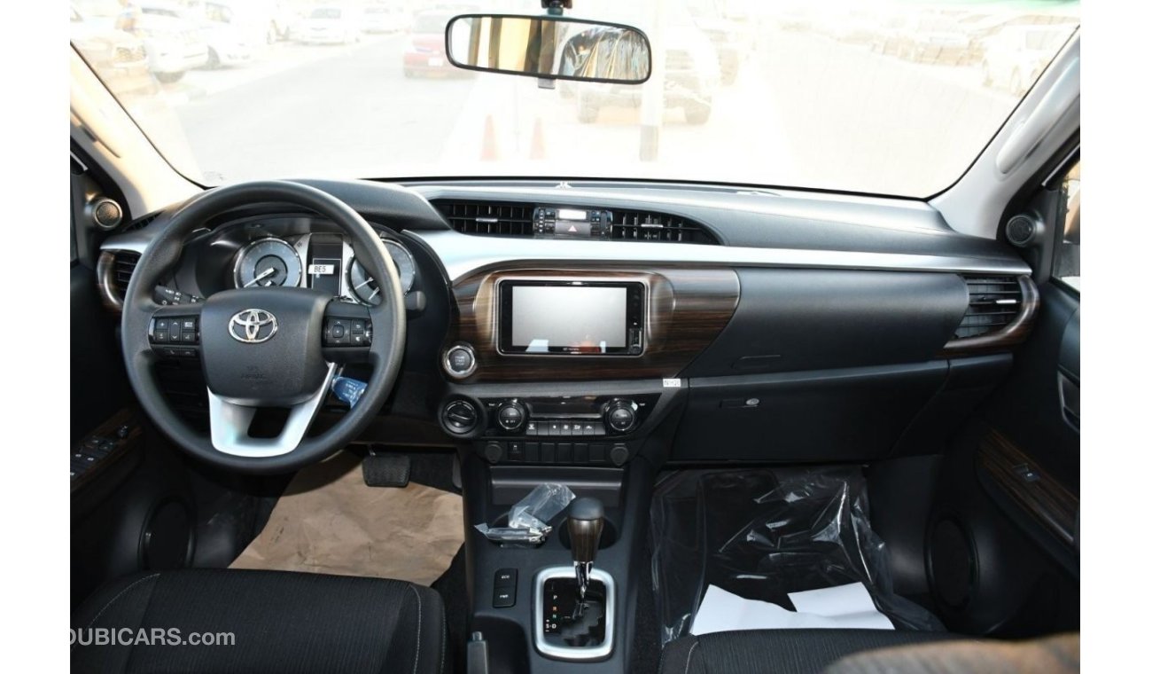 تويوتا هيلوكس Hilux 2.7L AT 4x4 Full option with push Start ( Inside Black and Red Available )