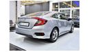 Honda Civic EXCELLENT DEAL for our Honda Civic ( 2016 Model ) in Silver Color GCC Specs