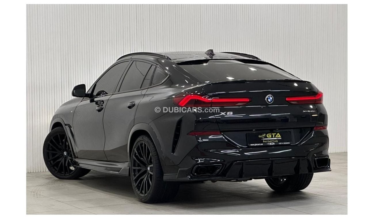 بي أم دبليو X6 xDrive40i لاكجري M سبورت باكج 2020 BMW X6 xDrive40i M-Kit, May 2025 BMW Warranty + Service Pack, Ful