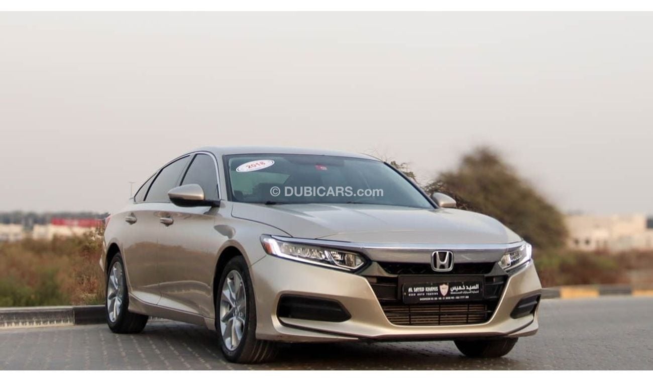 Honda Accord EX 1.5L Honda Accord 1.5L 2018 GCC accident-free in excellent condition  1046 pm