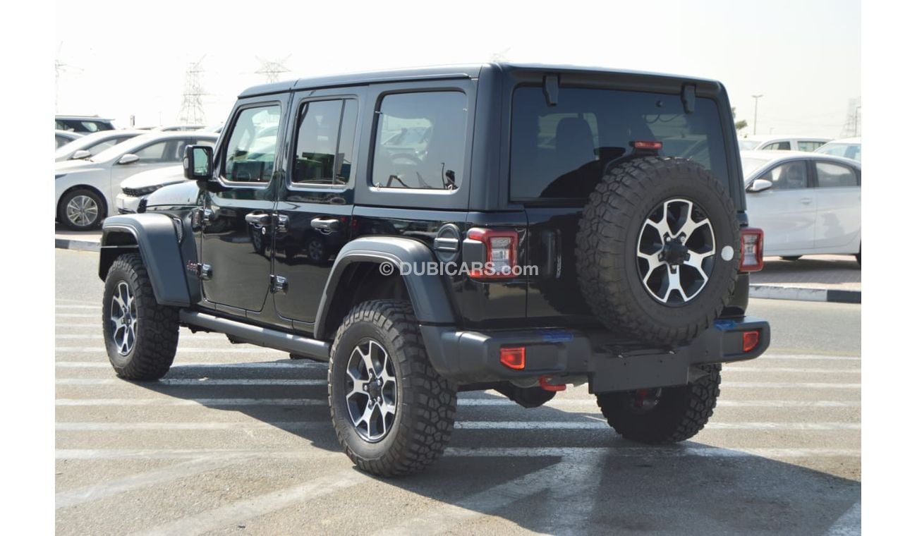 جيب رانجلر JEEP WRANGLER RUBICON 4WD-3.6L PETROL - AUTOMATIC TRANSMATION - BLACK