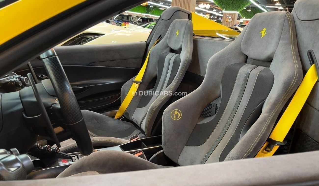 Ferrari 488 | EID AL ETIHAD SPECIAL PRICE | PISTA SPIDER | 2020 | GIALLO MODENA | FULL CARBON FIBER