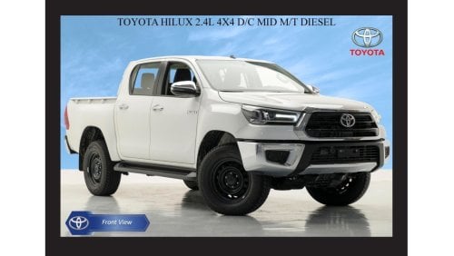 تويوتا هيلوكس TOYOTA HILUX 2.4L 4X4 D/C MID M/T DSL 2024 Model Year Export Only