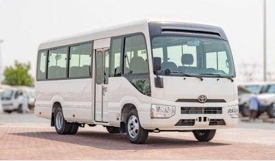 تويوتا كوستر 2024 Toyota Coaster 4.0L Diesel MT 22 seaters Electric doors with Fridge (Export Price)