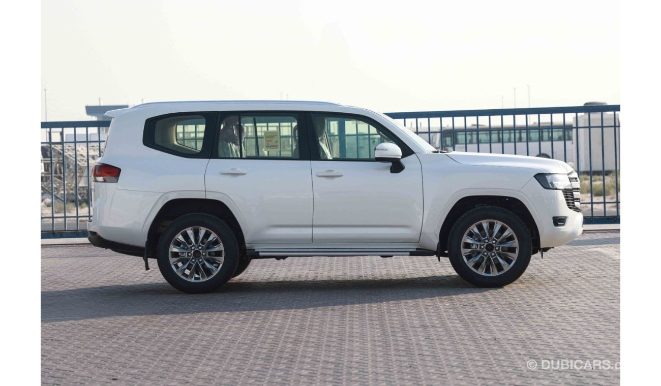 Toyota Land Cruiser 2024 Toyota LC300 4.0 GXR - White Pearl inside Beige | Export Only