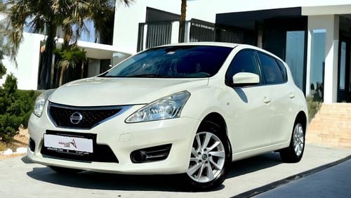 Nissan Tiida SV 1.8L Hatchback AED 810 PM | NISSAN TIIDA SV 1.8L I4 | WELL MAINTENANT | GCC | 0% DOWNPAYMENT