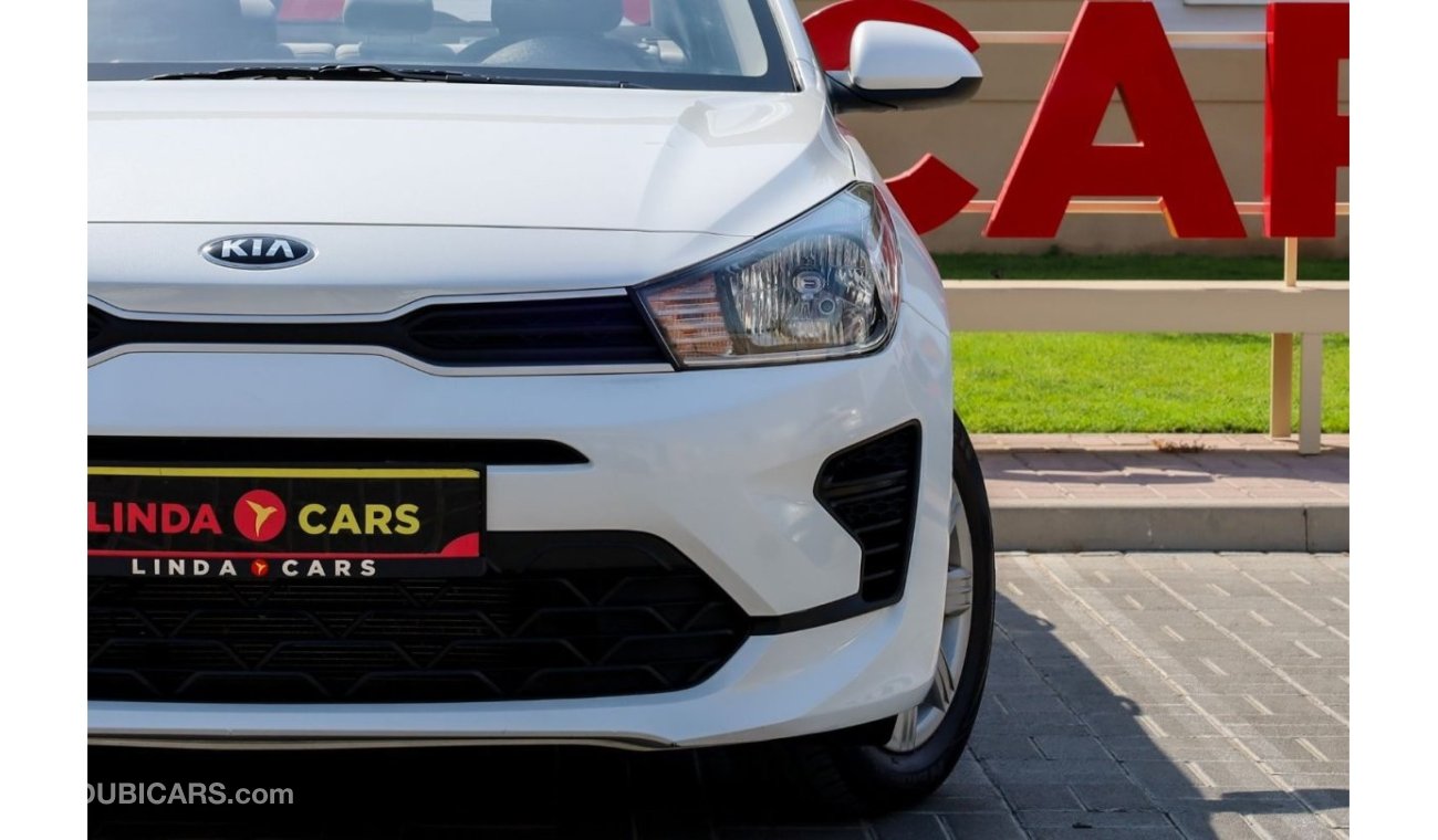 كيا ريو Kia Rio 2021 GCC under Agency Warranty with Flexible Down-Payment/ Flood Free.