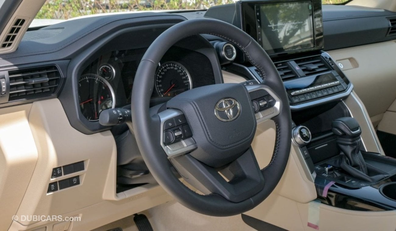 تويوتا لاند كروزر Toyota Land Cruiser GXR L1 - 3.5L Petrol - White -2024 (Export)