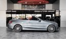 Mercedes-Benz C 300 AMG Pack AED 2,200 P.M | 2017  C300 CONVERTIBLE AMG | UNDER WARRANTY | GCC | 2.0 L