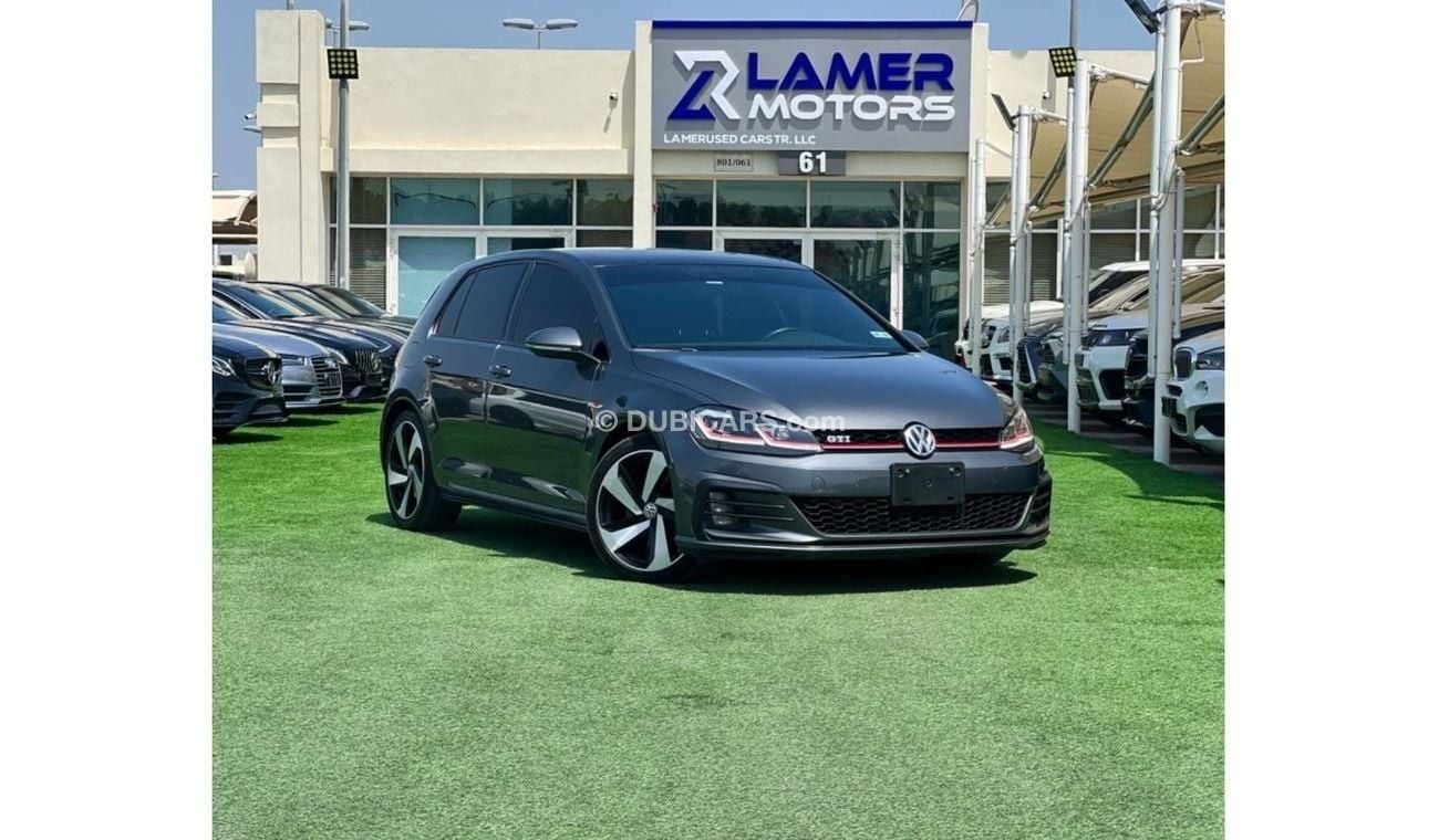 Volkswagen Golf GTI P1 1100 Monthly payment / Golf GTI 2019 / single owner / full option