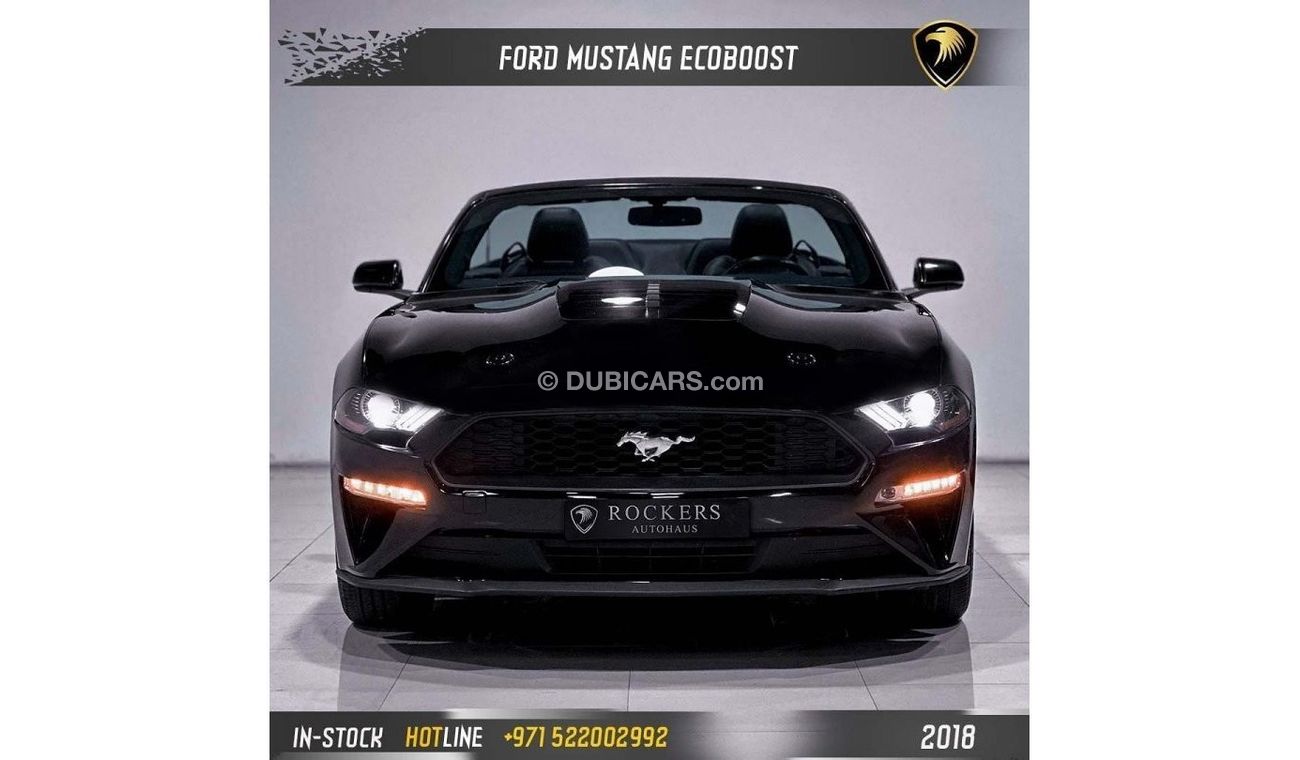 فورد موستانج 2018 Ford Mustang EcoBoost