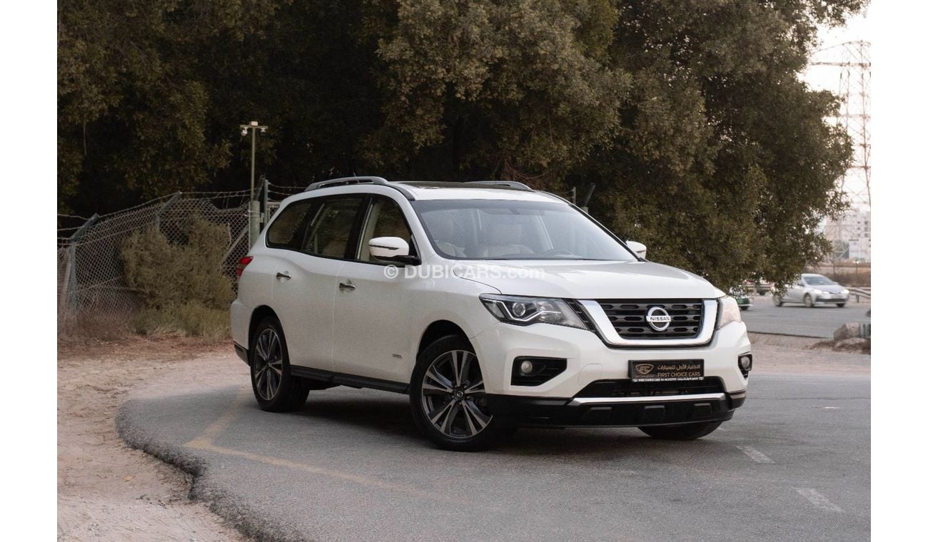 Nissan Pathfinder SV Hybrid Supercharged 2.5L AED 994/month 2019 | NISSAN PATHFINDER | SV HYBRID 2.5L 7-SEATER | GCC |