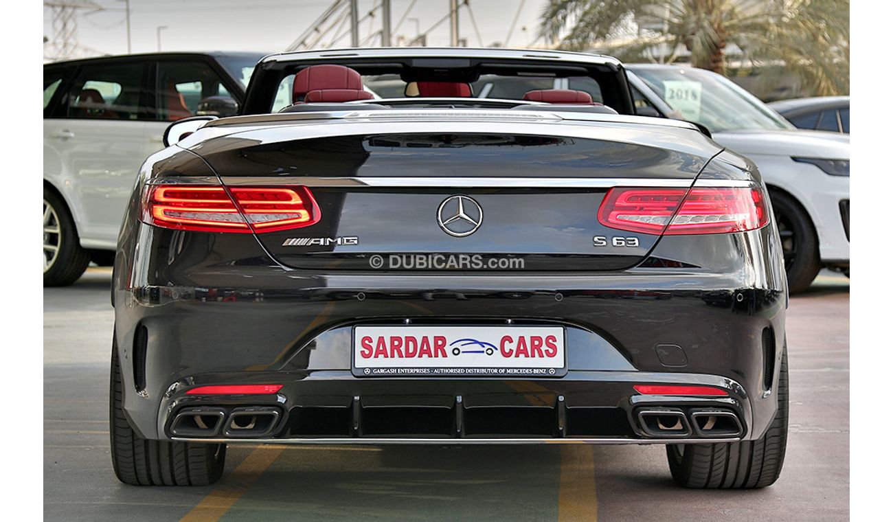 مرسيدس بنز S 63 AMG Convertible 2018