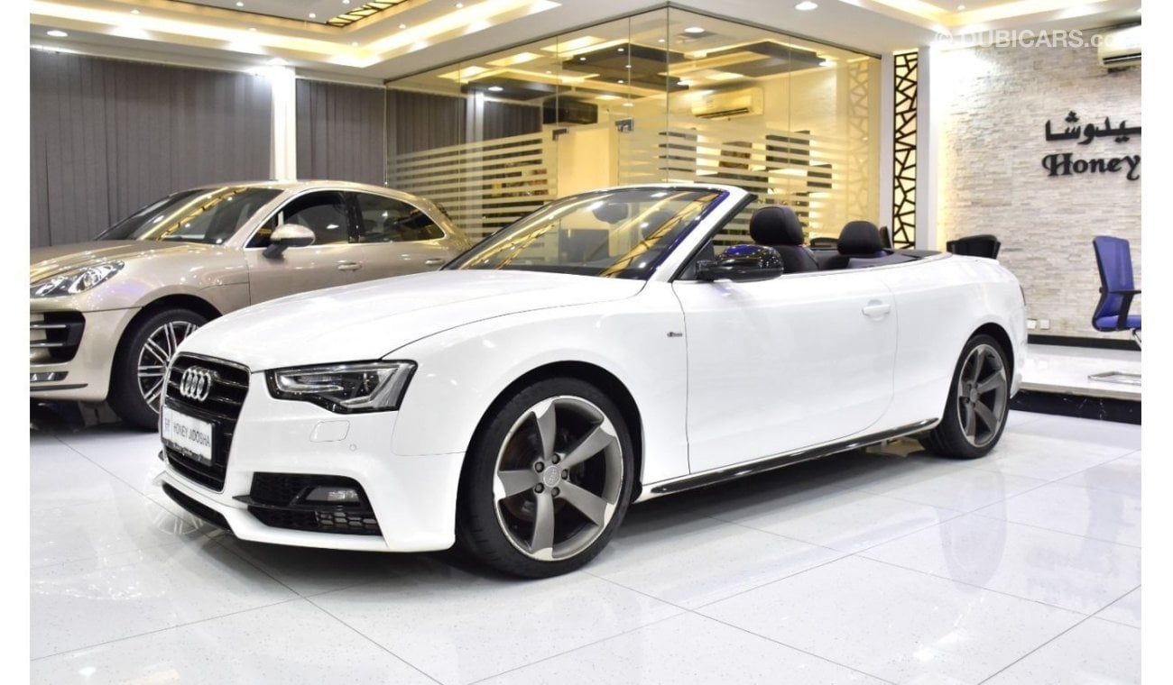 Audi A5 EXCELLENT DEAL for our Audi A5 35TFSi S-Line Convertible ( 2016 Model ) in White Color GCC Specs