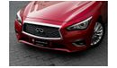 إنفينيتي Q50 3.0L Twin Turbo | 1,322 P.M  | 0% Downpayment | Agency Service