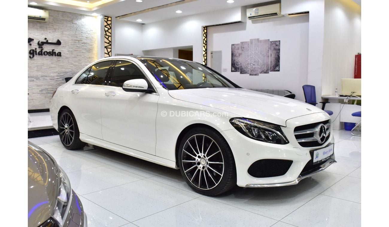 مرسيدس بنز C200 EXCELLENT DEAL for our Mercedes Benz C200 ( 2015 Model ) in White Color GCC Specs