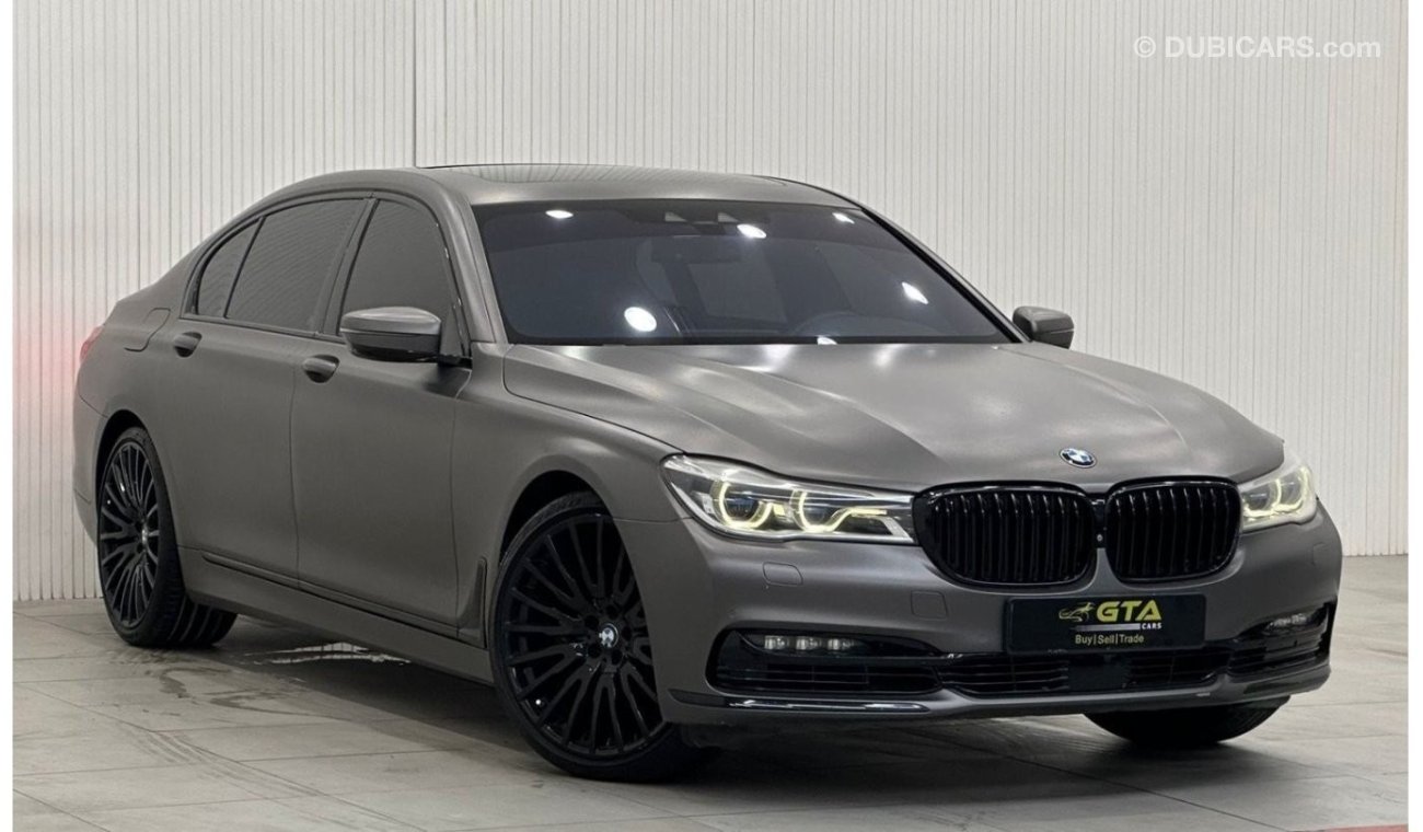 بي أم دبليو 740Li اكسكلوسيف 2016 BMW 740Li, February 2026 BMW Service Contract, Full BMW Service History, Matte Grey W