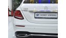 Mercedes-Benz E300 EXCELLENT DEAL for our Mercedes Benz E300 ( 2018 Model ) in White Color GCC Specs