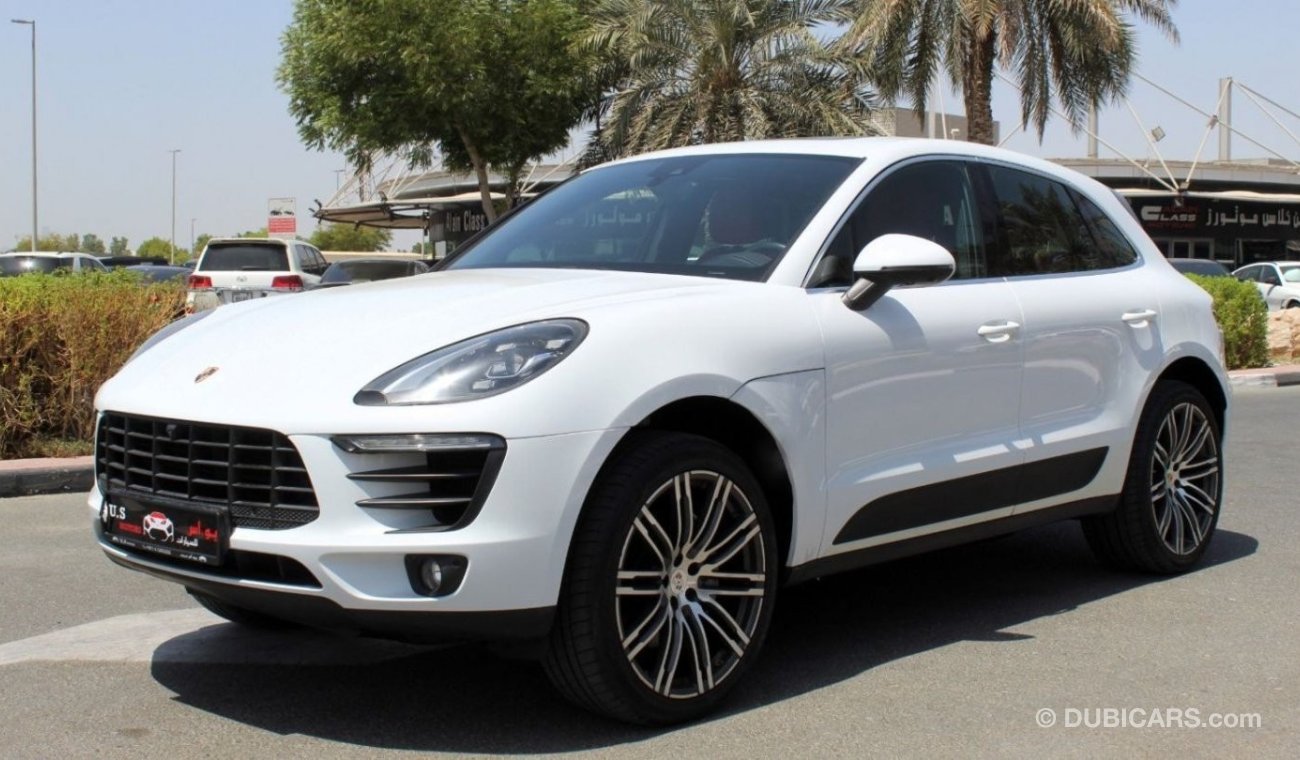 بورش ماكان أس PORSCHE MACAN S 2017 GCC FULL OPTION SINGLE OWNER IN MINT CONDITION