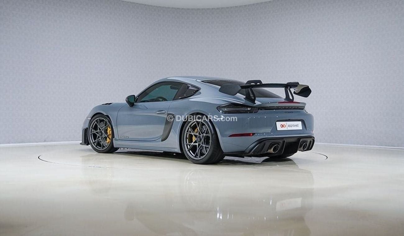 Porsche 718 Cayman GT4 RS Weissach - AED 14,190 P/M - Warranty till 01/2025