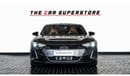 Audi etron 2022 - AUDI RS E-Tron GT Full Carbon - GCC - SERVICE CONTRACT 4 YEARS - WARRANTY TILL 12/2027