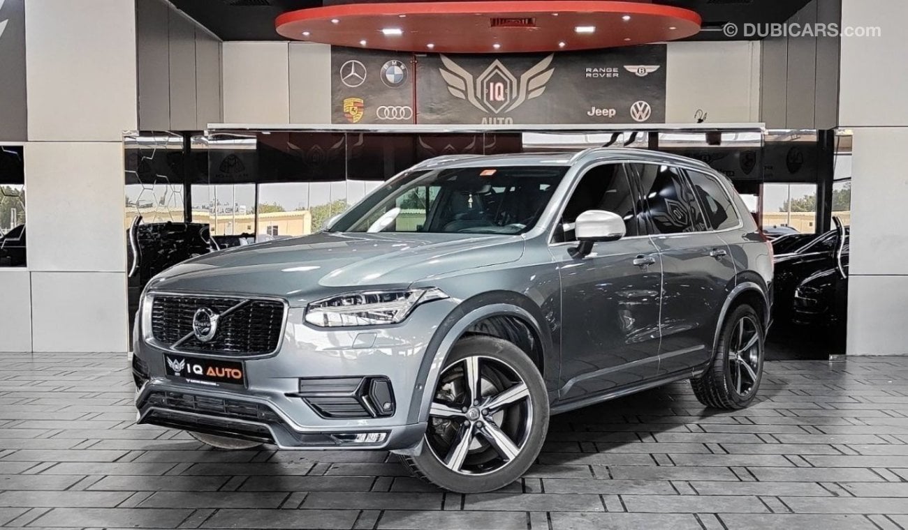 Volvo XC90 R Design AED 2,400 P.M | 2019 VOLVO XC90 T6 R-DESIGN | UNDER WARRANTY | 7 SEATS | GCC | FULLY LOADED