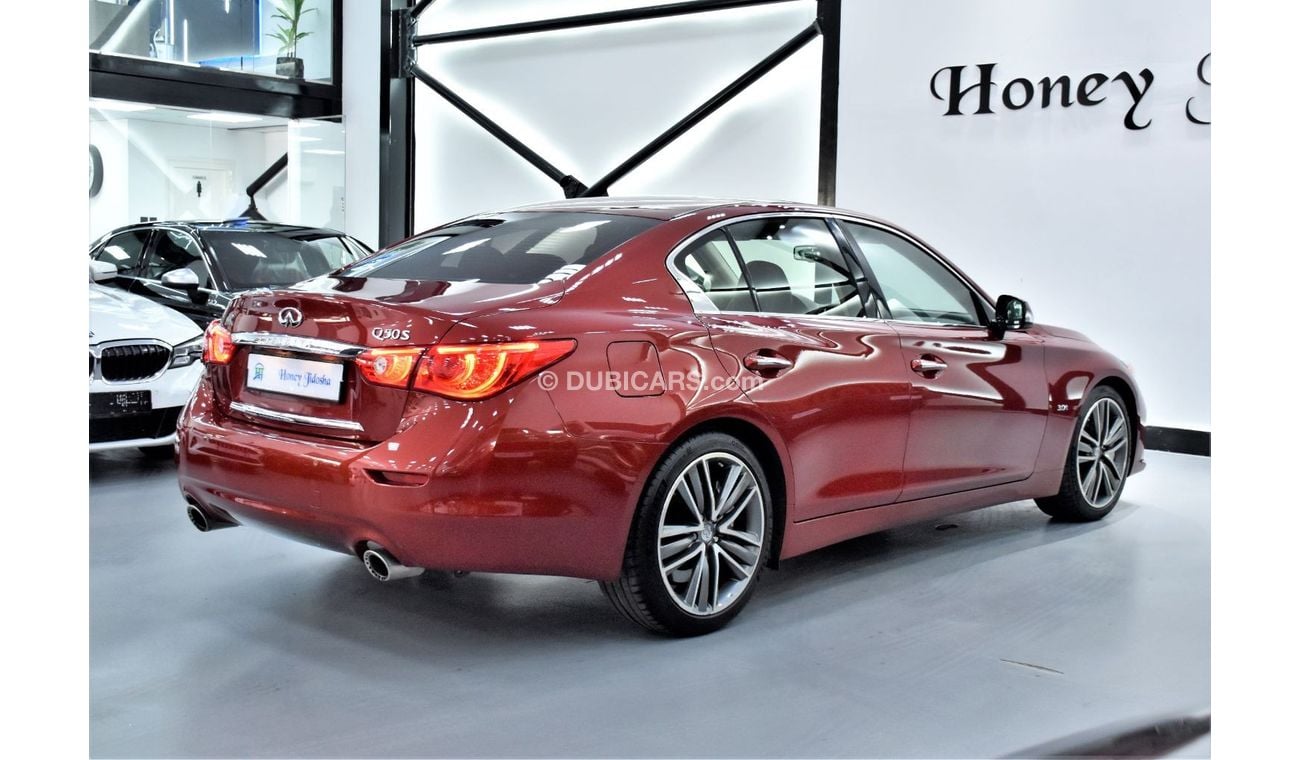 Infiniti Q50 EXCELLENT DEAL for our Infiniti Q50S 3.0t ( 2017 Model ) in Red Color GCC Specs