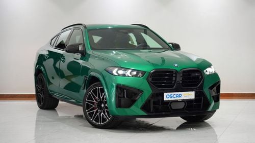 بي أم دبليو X6 M Competition 4.4L The Brand New 2025 BMW X6 M Competition – 617HP GCC Dealership Warranty Man Green M