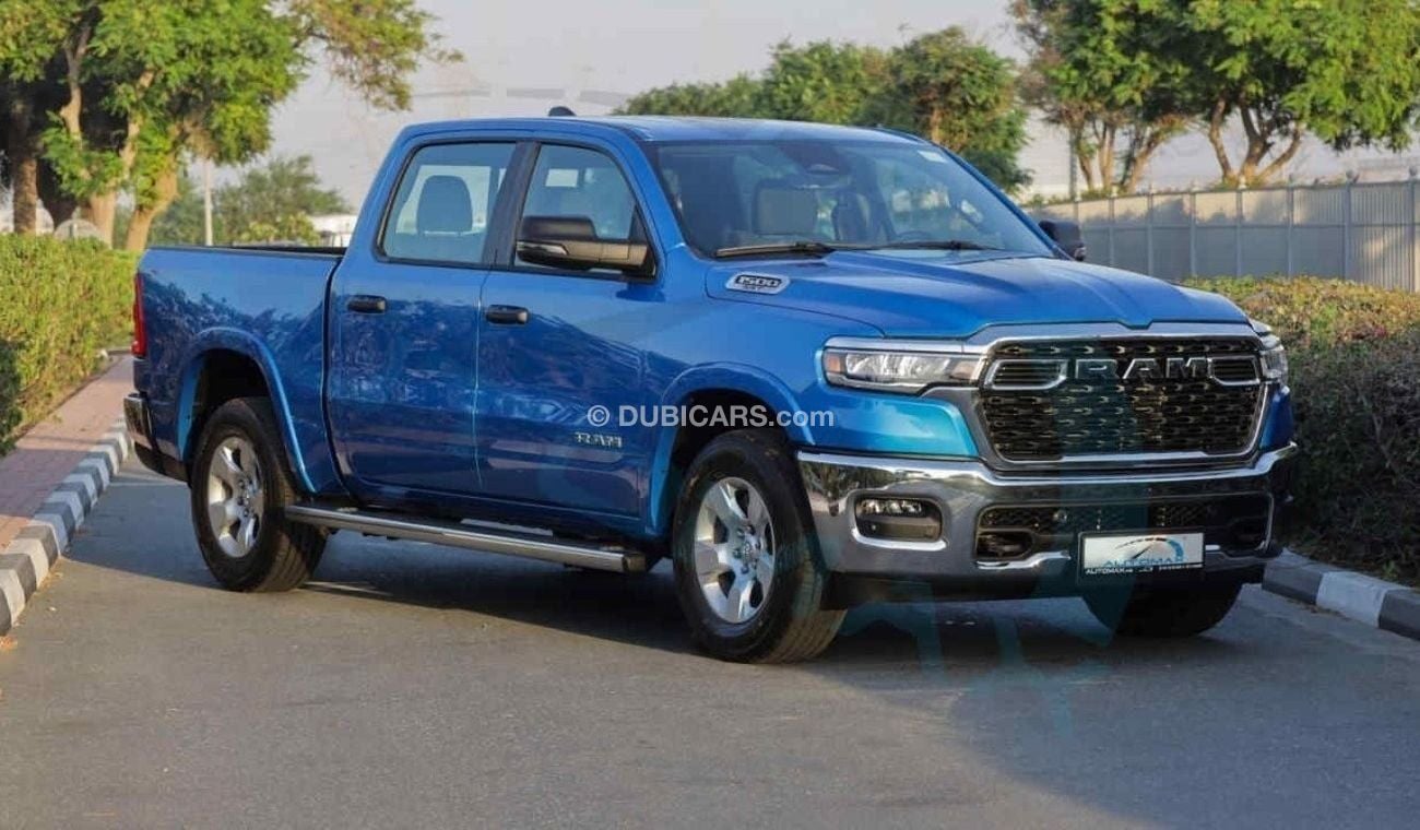 RAM 1500 BIG HORN Crew Cab SST 3.0TT Hurricane , 2025 GCC, 0Km, 3 Years or 60K Km Warranty At Al Futtaim T.E