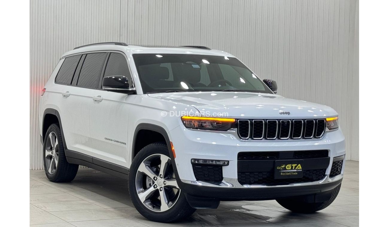 جيب جراند شيروكي L Limited 3.6L 2023 Jeep Grand Cherokee L Limited Plus Edition, 2028 Jeep Warranty + Sevice Pack, 7 