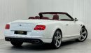 بنتلي كونتيننتال جي تي سي 2016 Bentley Continental GTC V8S Convertible, Full Service History, Excellent Condition, GCC