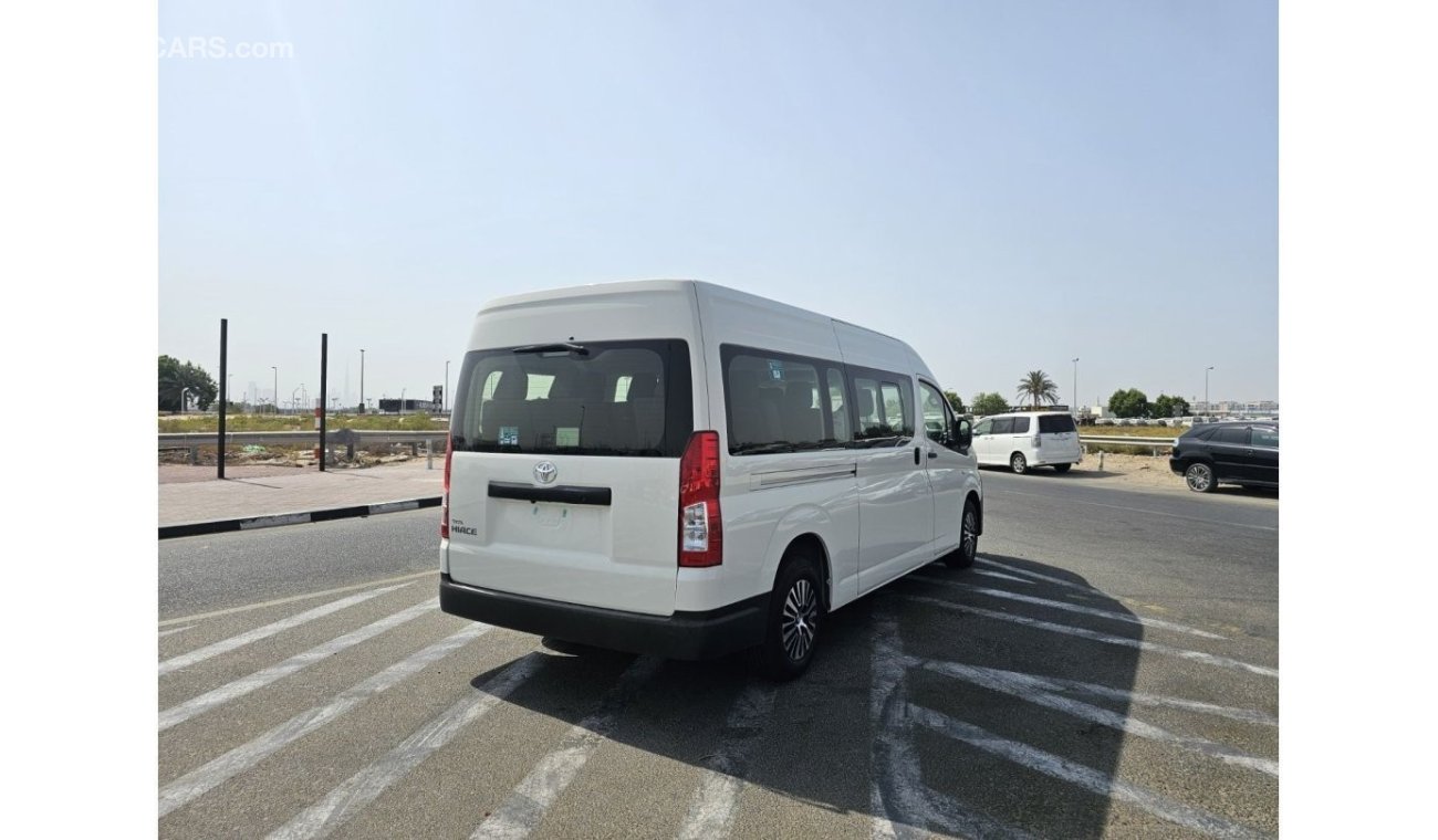 تويوتا هاياس Toyota Hiace 2.8L Diesel Manual Transmission, High Roof, 13 Seater, Model 2025