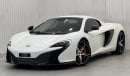 مكلارين 650S 2016 McLaren 650S Spider, July 2025 McLaren Agency Warranty, Full Service History, GCC