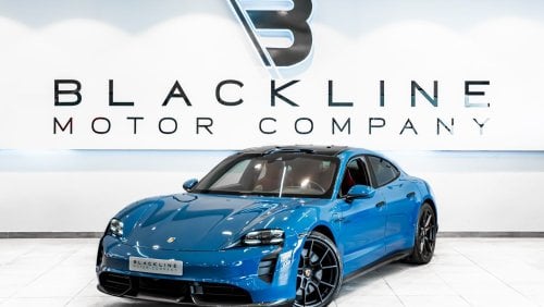 بورش تايكان 2023 Porsche Taycan GTS, 2026 Porsche Warranty, Neptune Blue, Low KMs, GCC