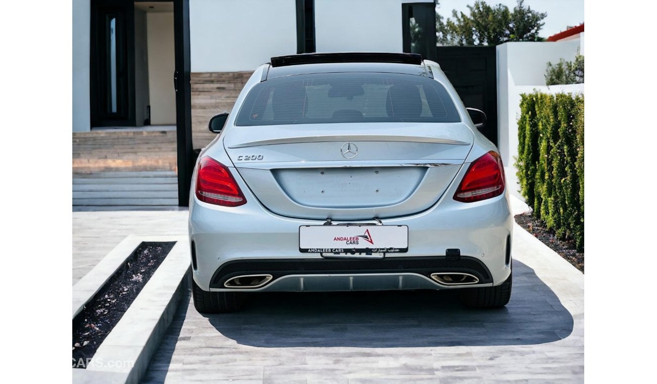 Mercedes-Benz C200 AMG Pack AED 1,430 PM | MERCEDES-BENZ | C200 AMG-KIT | 2018 | 0% DP | GCC SPECS | WELL MAINTAINED