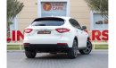 مازيراتي ليفونت Maserati Levante Q4 2020 GCC under Warranty with Flexible Down-Payment.