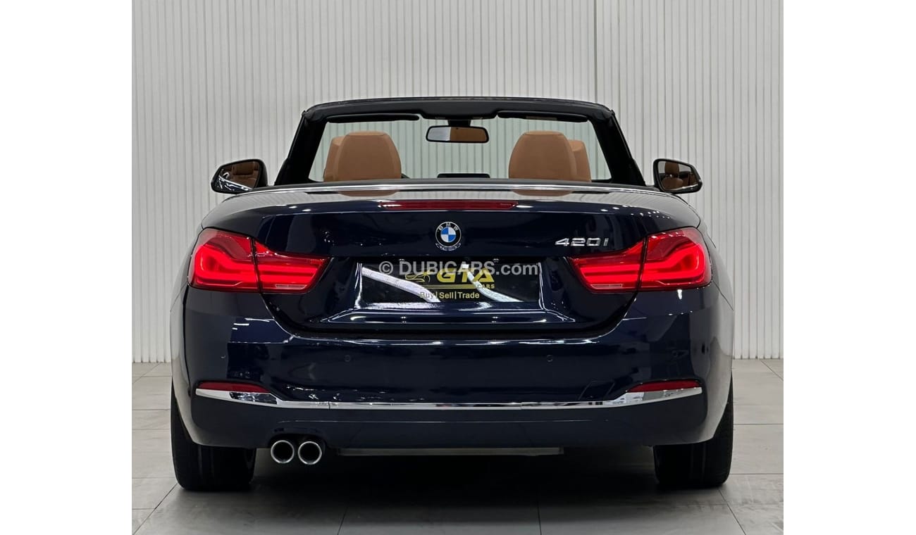 بي أم دبليو 420i Std 2.0L 2019 BMW 420i Luxury-Line Convertible, Warranty, Service History, Excellent Condition