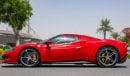 فيراري 296 GTB ROSSO CORSA WITH CARBON ACCENTS, FULL ELECTRIC SEATS, AND 360 CAMERA