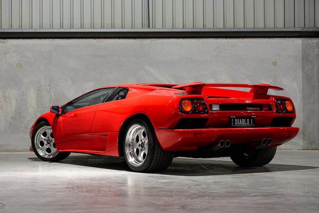 Lamborghini Diablo interior - Rear Right Angled