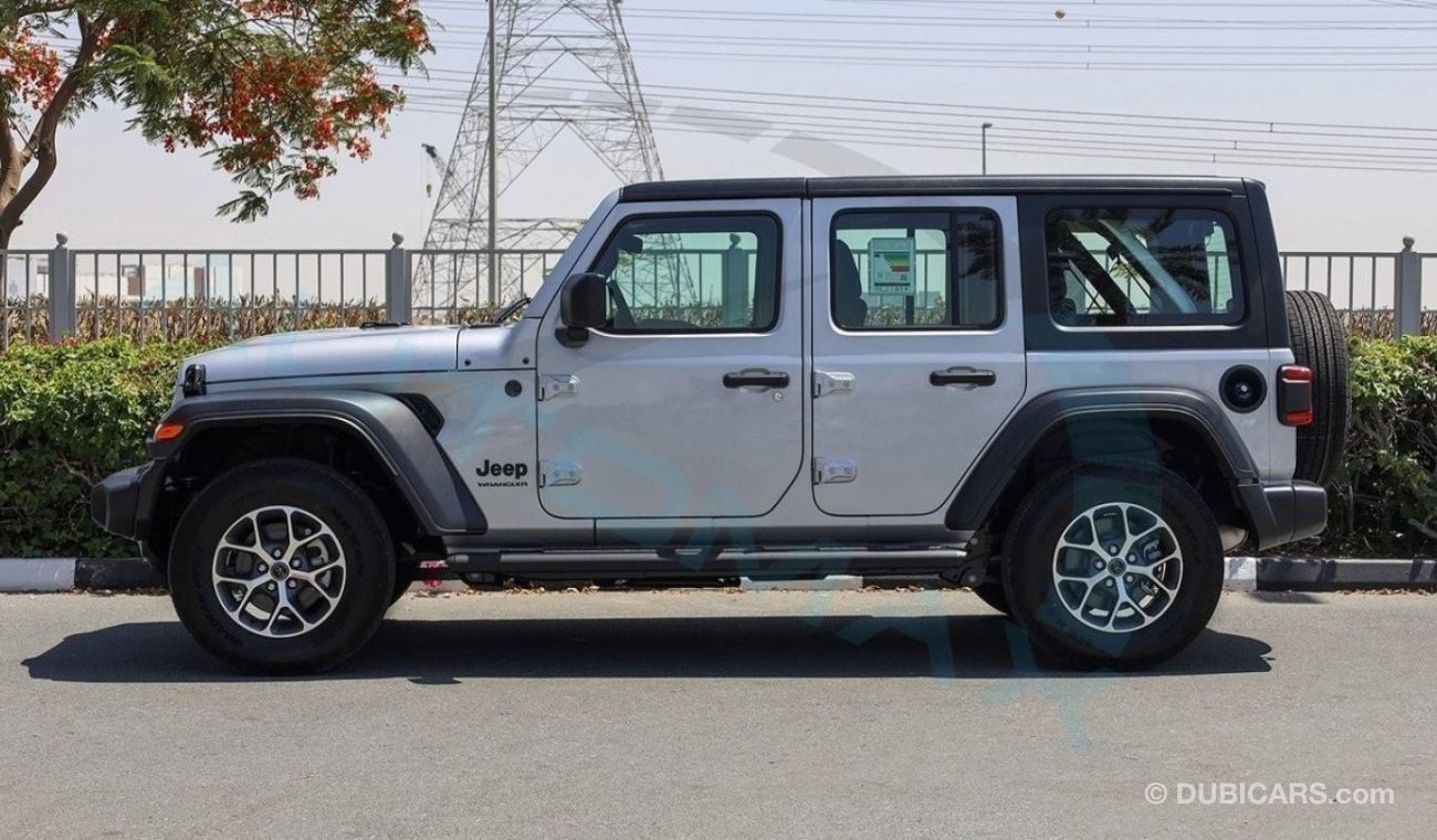 Jeep Wrangler Unlimited Sport Plus , 2024 GCC , 0Km , With 3 Years Warranty Or 60K KM@Official Dealer