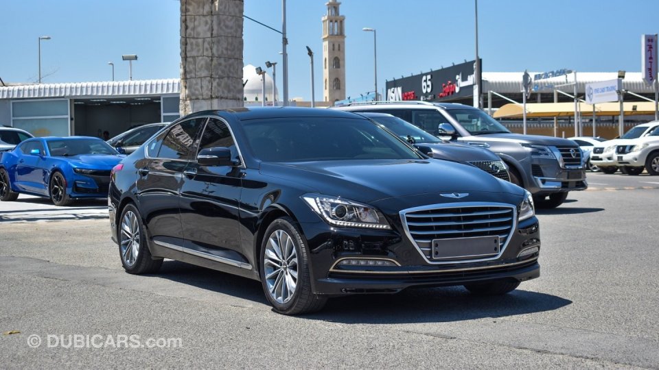 Used Hyundai Genesis G80 clean title 2015 for sale in Dubai - 604064