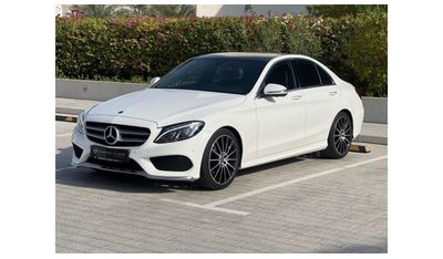 Mercedes-Benz C200 AMG Pack Mercedes C200 AMG 360 Camera Panoramic  Ventilation Seats  Full option GCC 2018  61,000 KM