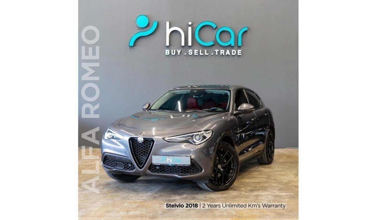 Alfa Romeo Stelvio AED 1,566 pm • 0% Downpayment • Stelvio Super • 2 Years Warranty