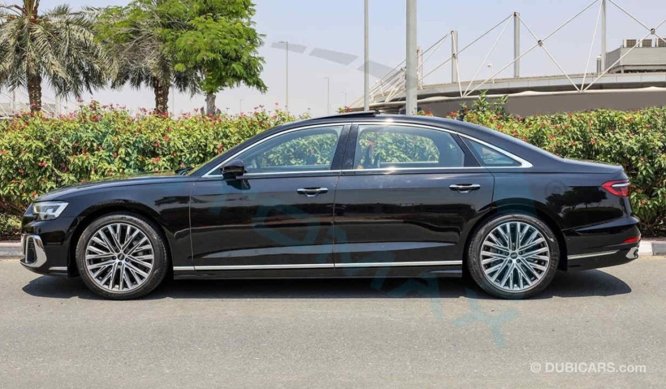 Audi A8 L 55 TFSI Quattro V6 3.0L AWD , GCC 2024 , With 3 Years Warranty & 5 Years Service @Official Dealer