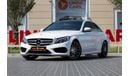 Mercedes-Benz C200 Mercedes-Benz C200 AMG Pack 2017 GCC under Warranty with Flexible Down-Payment.