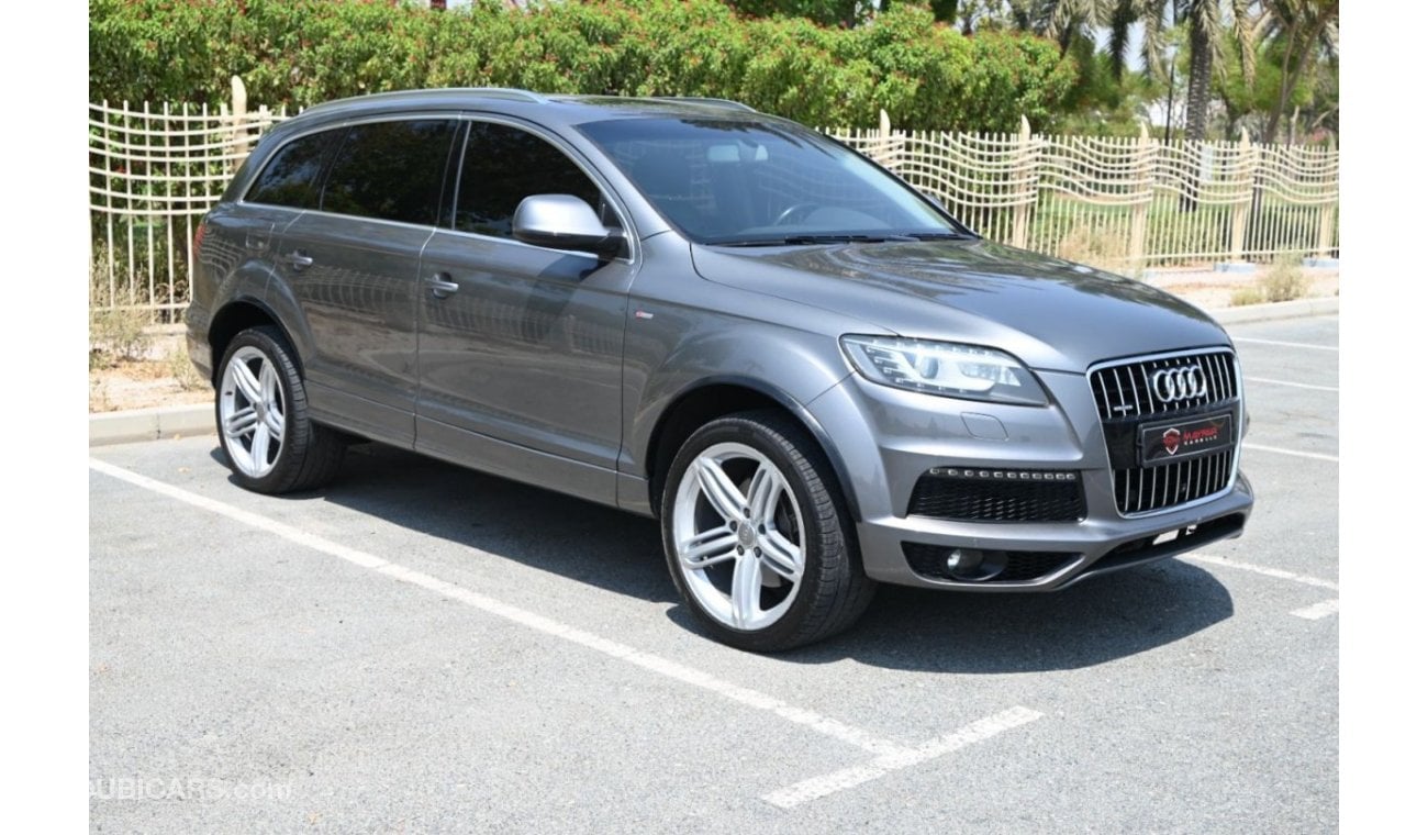 Audi Q7 FSI quattro S-Line 0% DP - FSH - AUDI Q7 S-LINE 3.0SC 2015 - FIRST OWNER - WELL MAINTAINED - GCC