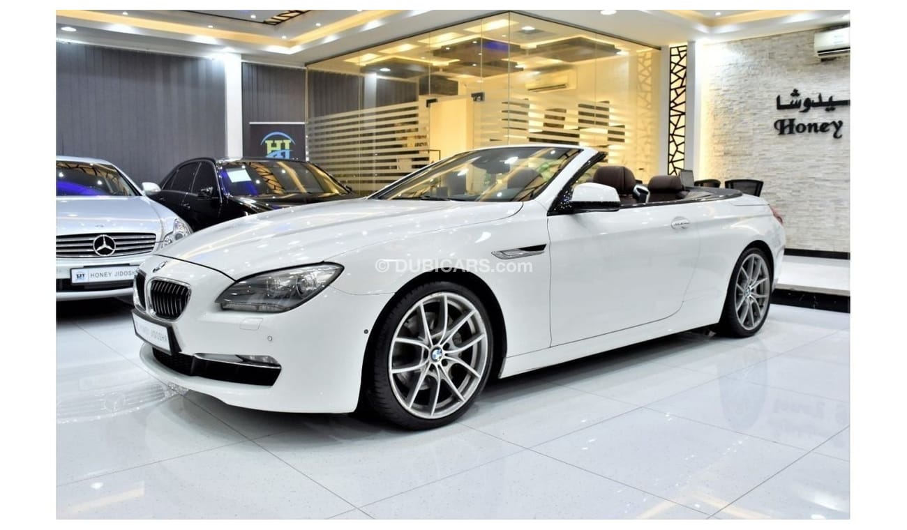 BMW 650i EXCELLENT DEAL for our BMW 650i CONVERTIBLE ( 2011 Model ) in White Color GCC Specs