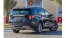 فورد إكسبلورر XLT 202A 2.3L 4WD Ford Explorer XLT (7 SEATER) 2022 GCC under Agency Warranty and Service Contract w