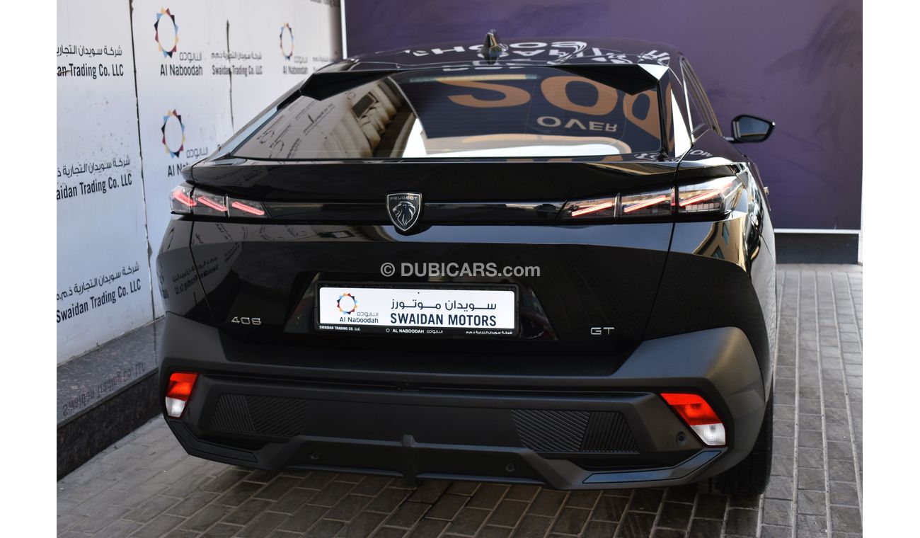 بيجو 408 AED 1919 PM | 1.6L GT GCC FROM AUTHORIZED DEALER WITH MANUFACTURER WARRANTY UP TO 2028 OR 100K KM